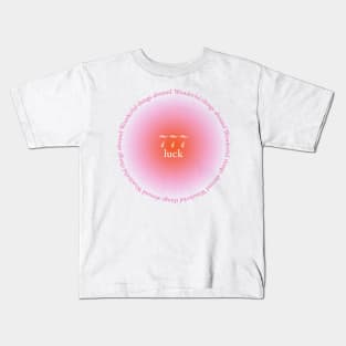 777 Luck Angel Number Kids T-Shirt